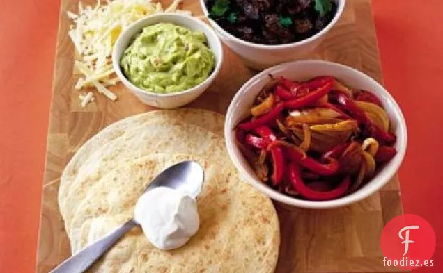 Haz tus propias fajitas