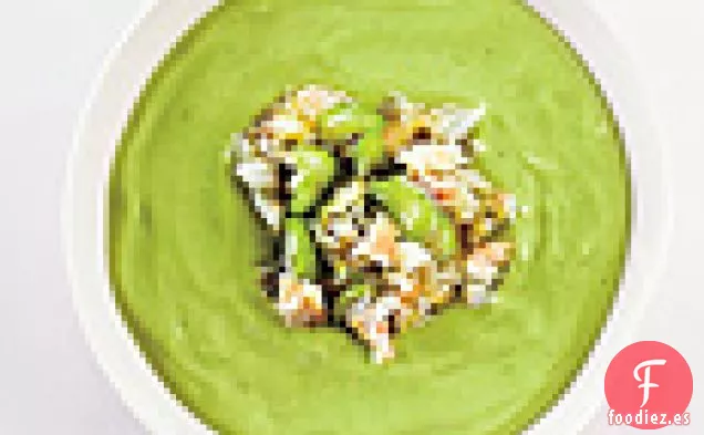 Sopa De Aguacate Y Cangrejo