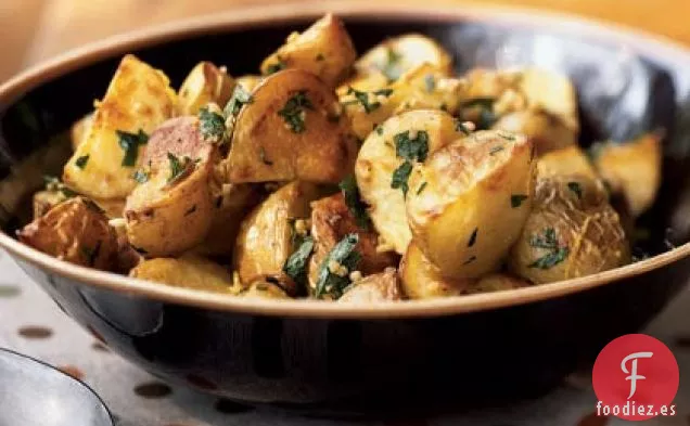 Patatas Asadas con Ajo y Hierbas