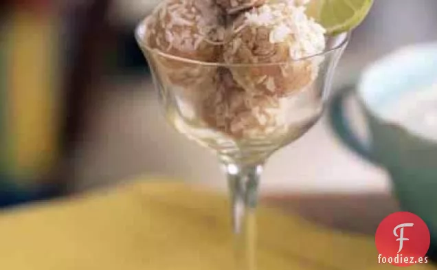 Bolas de Nieve de Coco y Lima