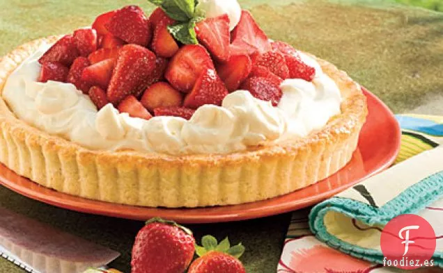 Tarta de Tarta de Fresa y Naranja