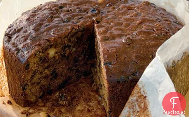 Pastel de Navidad a fuego lento y revuelto