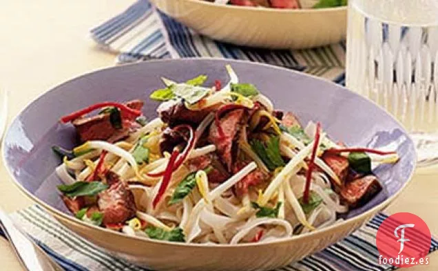 Ensalada de ternera tailandesa rápida