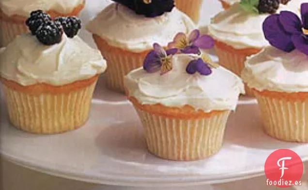 Cupcakes con Tapa de Flor