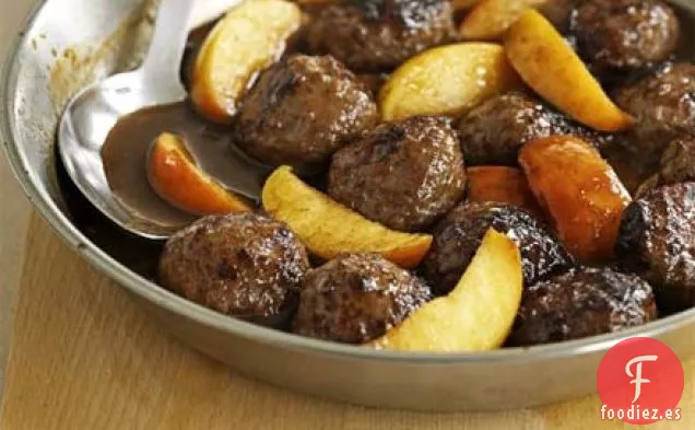 Albóndigas de cerdo con sabor a fruta