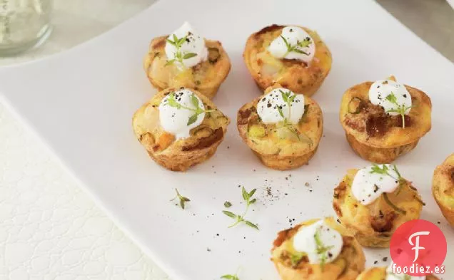 Mini Quiches de Tocino