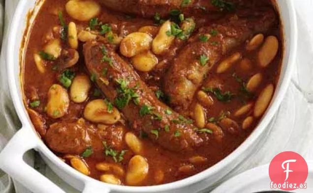 Estofado de frijoles y salchichas