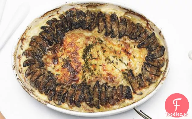 Gratinado de Patata y Champiñones