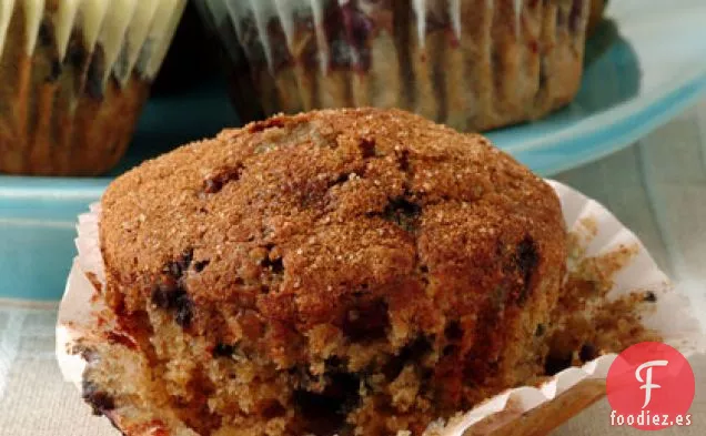 Magdalenas de Avena con Arándanos