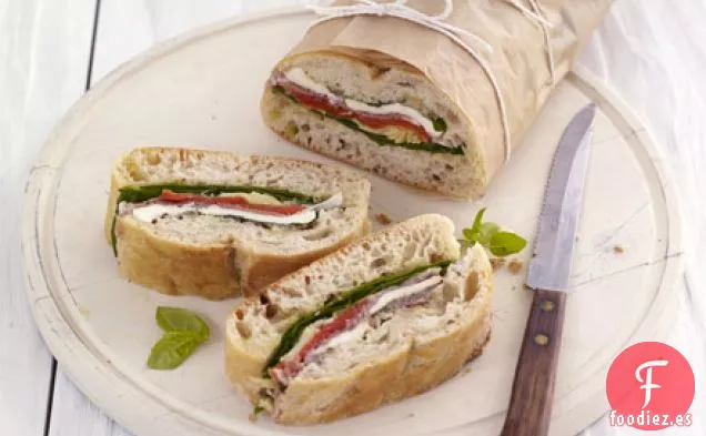 Sándwich de picnic prensado