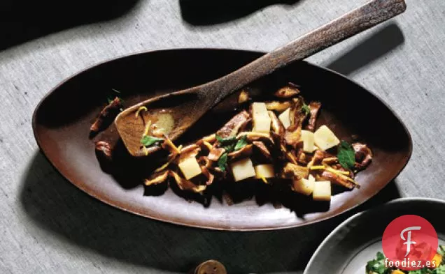 Setas Shiitake con Queso de Oveja Joven