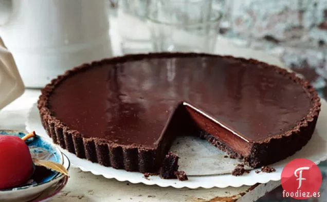 Tarta de Chocolate Glaseado con Chocolate