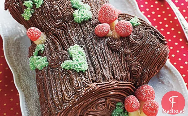 Bûche de Chocolate de Noël