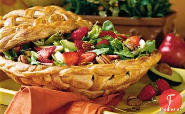 Ensalada de Fresa y Pollo