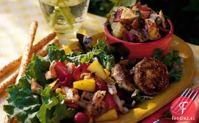 Ensalada de Pollo y Frutas