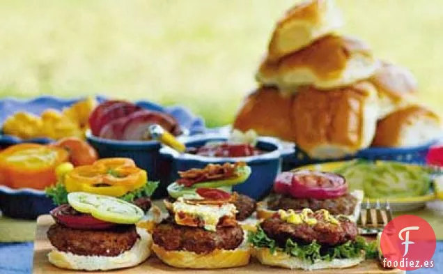 Hamburguesas Grandes y Jugosas de Barbara