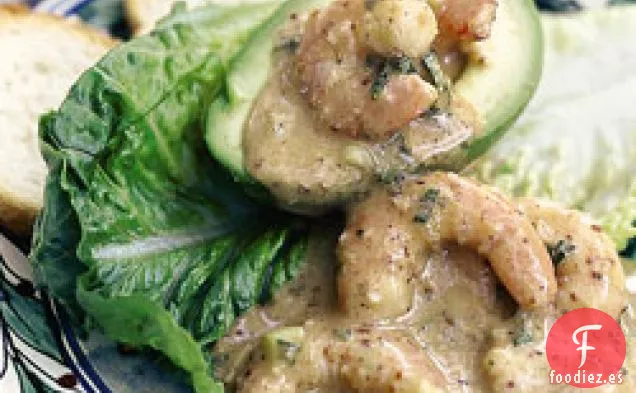 Aguacates Rellenos De Rémoulade De Camarones