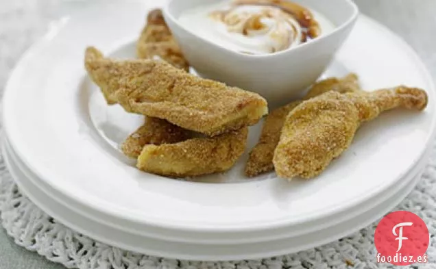 Tiras de pollo crujientes