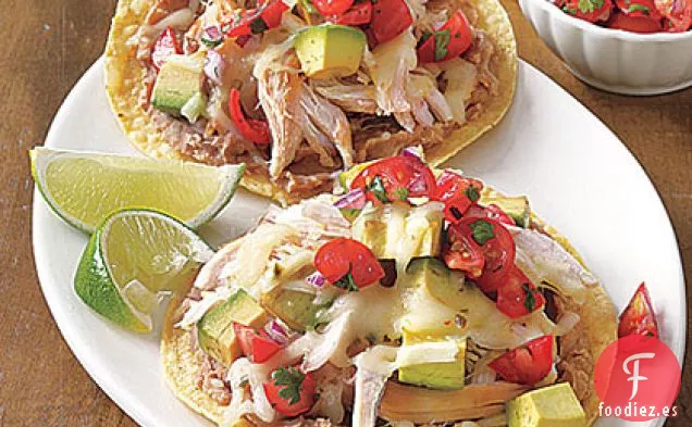 Tostadas de Pollo Asado