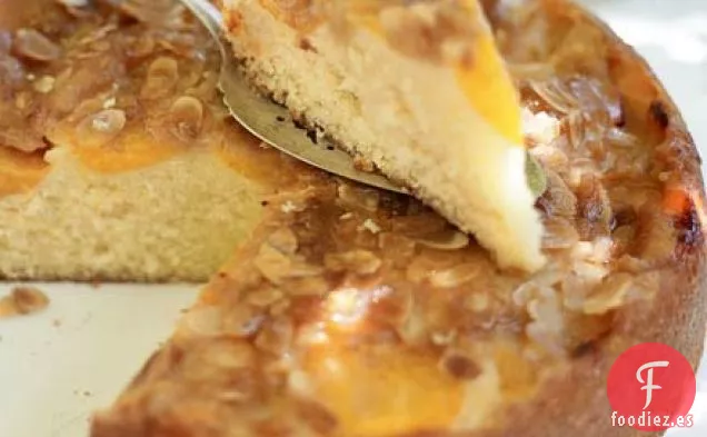Pastel de mantequilla de albaricoque