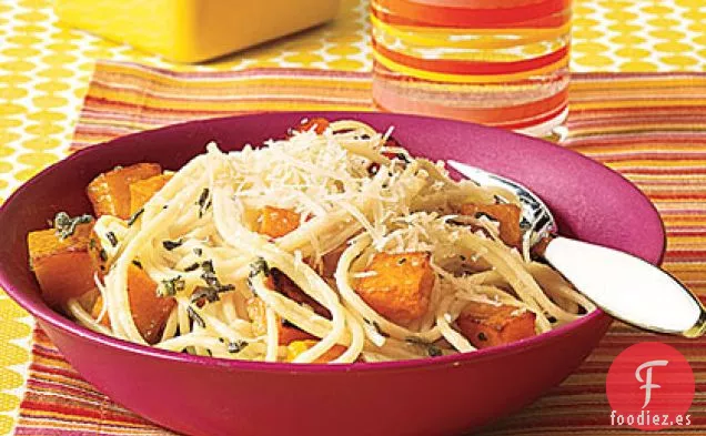 Espaguetis con Calabaza