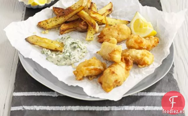 Gambas con salsa tártara