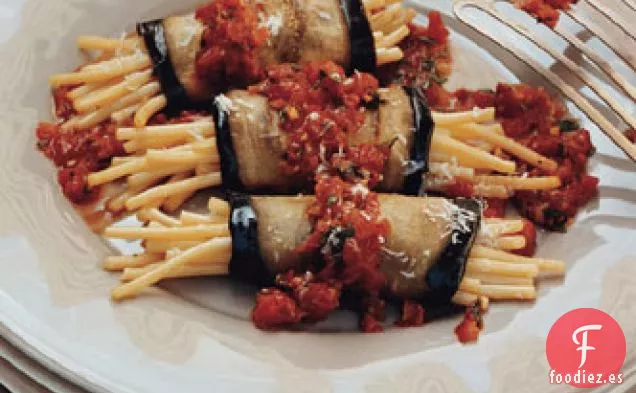 Macarrones con Berenjena