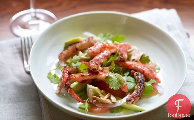 Ensalada de Cangrejo Real con Pomelo y Aguacate