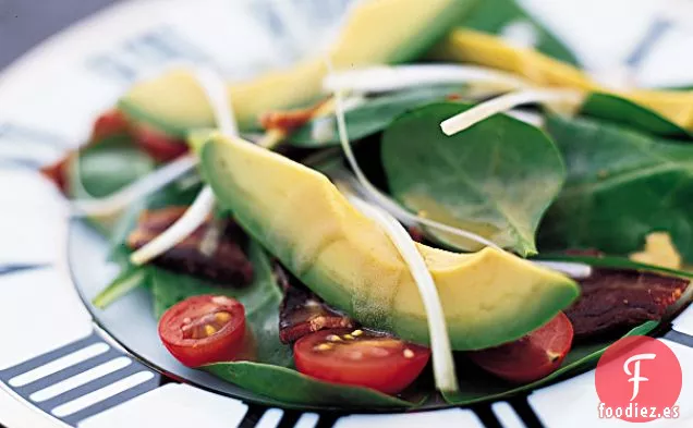 Ensalada de Espinacas y Aguacate