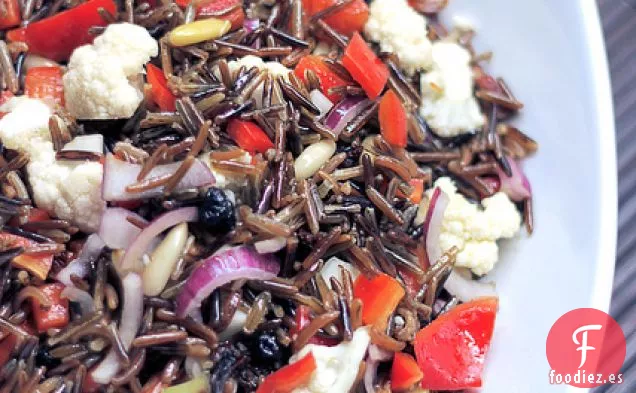 Pimiento Rojo, Coliflor Y Arroz Silvestre