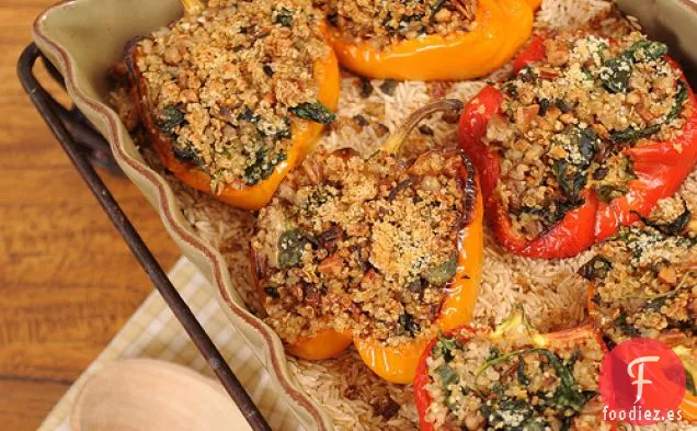 Pimientos Rellenos de Quinua de Avellana