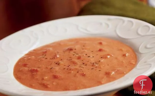 Sopa de Pimiento Rojo Asado de Jan