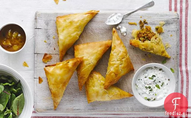 Cordero tikka samosas