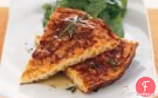 Frittata De Pimiento Naranja Con Tomillo Fresco