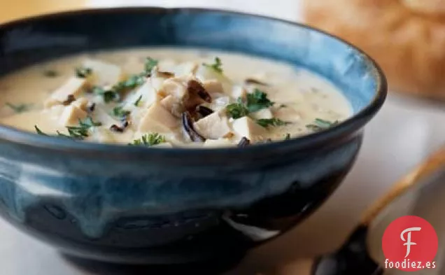 Sopa de Pollo y Arroz Salvaje