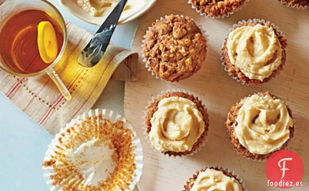Magdalenas de Jengibre con Streusel Especiado y Salsa Dura Especiada