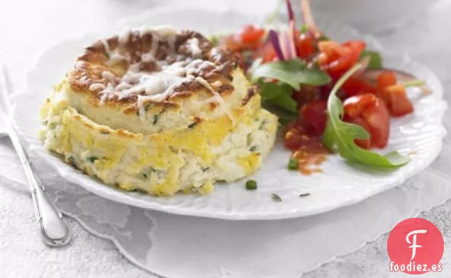Soufflés de queso al horno dos veces