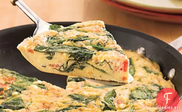 Frittata de Tomate y Hierbas