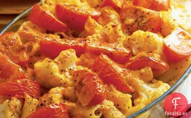 Cauli-macarrones de queso