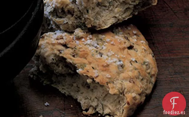 Pan de calabacín y champiñones