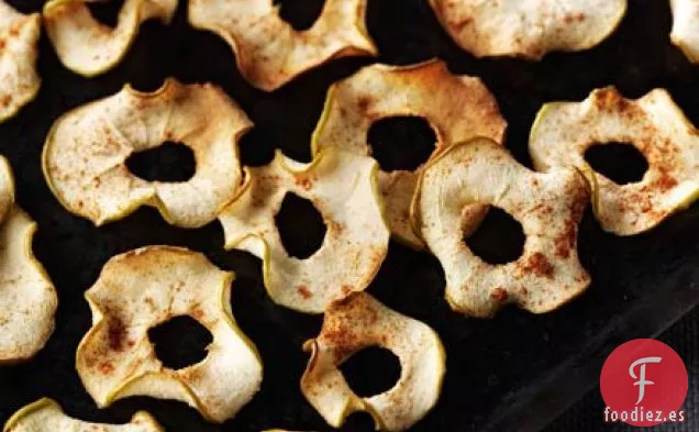 Patatas fritas de manzana con especias