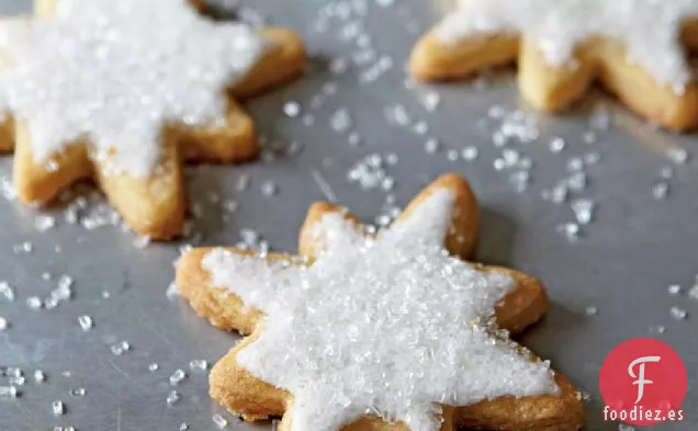 Galletas de Azúcar y Mantequilla Heladas Doradas