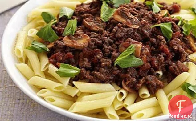 Pasta rápida a la Boloñesa