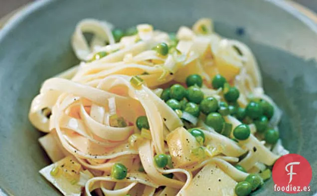Pasta De Guisantes Dulces Y Patatas