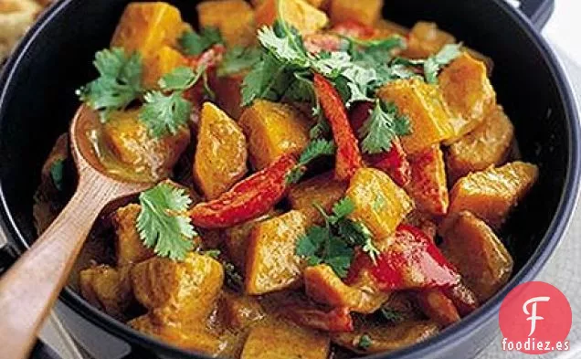 Curry de calabaza y coco