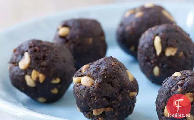 Bolas de Mantequilla de Cacahuete y Chocolate