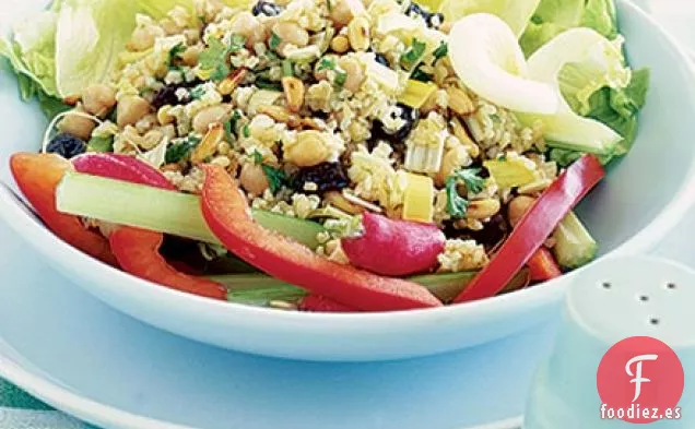 Ensalada de garbanzos crujiente