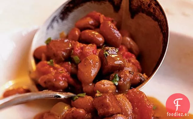 Sopa Mexicana de Jamón y Frijoles