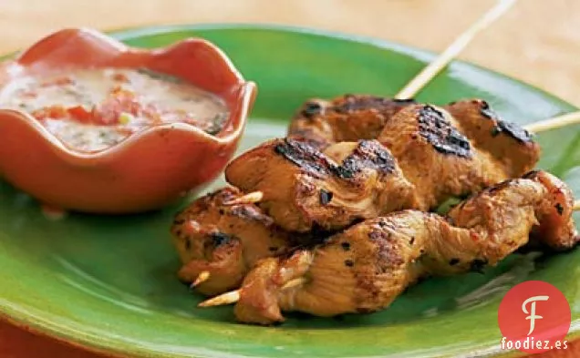 Boka Dushi (Kebabs de pollo de las Indias Occidentales Holandesas)