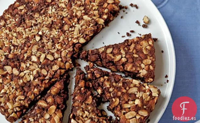 Tarta de Chocolate con Almendras Invertida